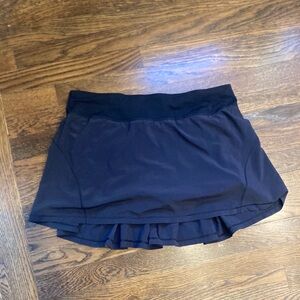 Black Lululemon tennis skirt